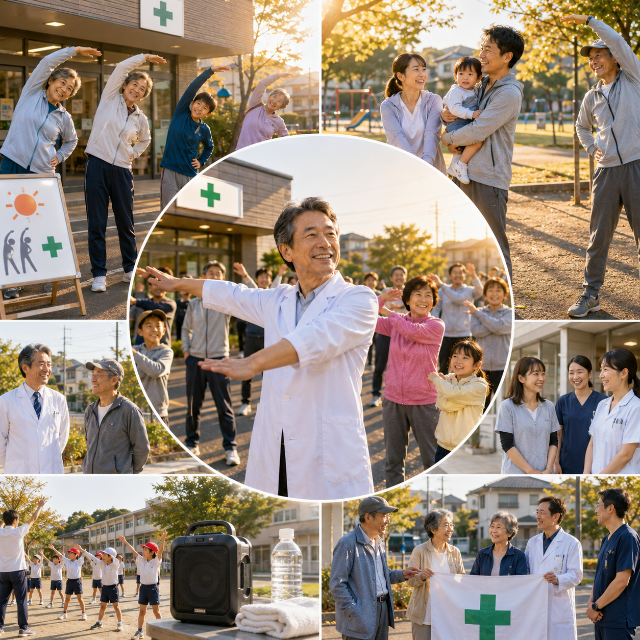 期間限定！地域ラジオ体操の共催